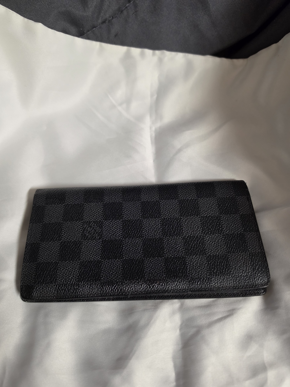 Louis Vuitton Black Damier Graphite Long Wallet